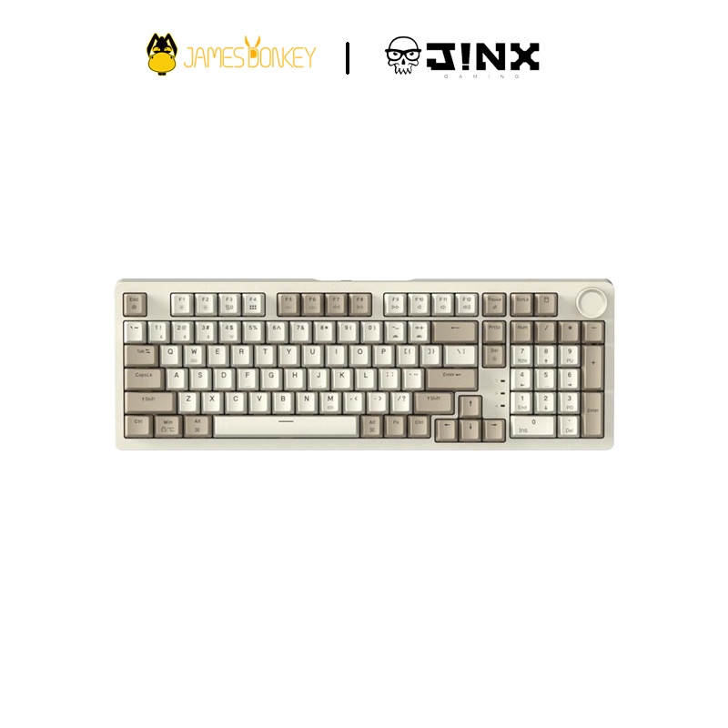 James Donkey RS2 Retro คีย์บอร์ดเกมมิ่งไร้สายภาษาอังกฤษ - ประกันศูนย์ 1 ปี