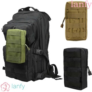 Lanfy กระเป๋าคาดเอว แต่งซิป อุปกรณ์เสริม สําหรับเดินทาง ตั้งแคมป์