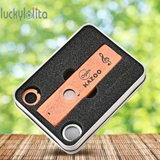 ♚พร้อมส่ง♚[luckylolita.th] ขลุ่ยไม้ Kazoo น้ําหนักเบา ขนาดเล็ก เล่นง่าย สําหรับเด็ก และผู้ใหญ่