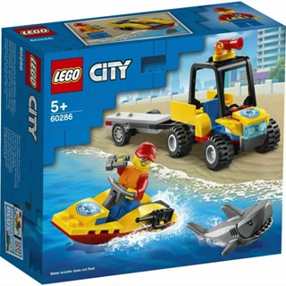 ใหม่ LEGO City Great Vehicles 60286 Beach Rescue ATV 2021 R1 ของเล่นสําหรับเด็ก