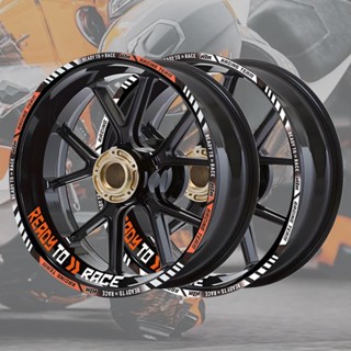 Ktm สติกเกอร์โลโก้ 17 นิ้ว อุปกรณ์เสริม สําหรับรถจักรยานยนต์ KTM Duke 200 390 690 790 890 1290 RC8