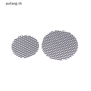 Pufang ฝาครอบไฟสปอตไลท์ LED ทรงกลม อลูมิเนียม ป้องกันแสงสะท้อน 20-32 มม. สีดํา 5 ชิ้น