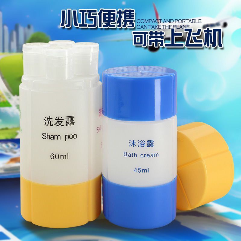 [พร้อมส่ง] Four-in-one ขวดใส่แชมพู เจลอาบน้ํา คุณภาพสูง สําหรับเดินทาง ธุรกิจ