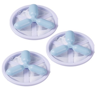 3pcs Reusable Floating Catcher Pet Mesh Durable Hair Removal Sticky Clothes Cleaning Washing Machine Filter Bag