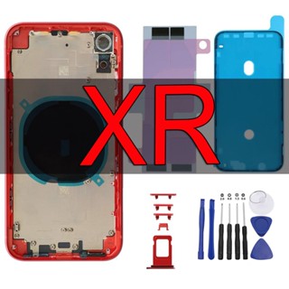 Oem เคสแบตเตอรี่ กรอบกลาง พร้อมกระจกด้านหลัง แบบเปลี่ยน สําหรับ XR