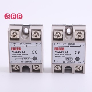 พร้อมส่ง SSR-โซลิตสเตจรีเลย์ SOLID STATE RELAY 1 เฟส DA/AA/AA-H กระแส 15A, 25A ,40A,50A, 75A , 100A dm คละยี่ห้อมือ1