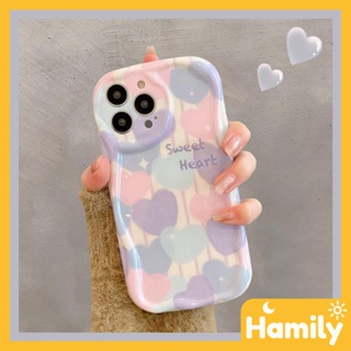 iPhone 11 Case Soft TPU Curved Wave Case Glossy White Pink Blue English Heart Camera Protection Shockproof Compatible with iPhone 14 13 12 11 pro max 7 8 plus x xs xr