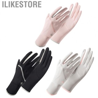 Ilikestore Sun Protective Glove Ice Silk Cool Soft UV Protection Riding Cycling Glove New