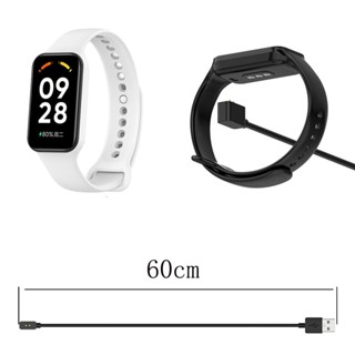 อะแดปเตอร์ชาร์จนาฬิกาข้อมืออัจฉริยะ 60 ซม. แบบพกพา ชาร์จเร็ว สําหรับ Xiaomi Mi Band 8 USB Redmi Band2