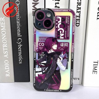 Honkai: Star Rail Kafka Compatible with iPhone 12 Apple 14 promax Angel Eyes Transparent Full Wrap Phone Case Anti-Drop Soft Case  เคสโทรศัพท์มือถือใส