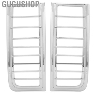 Gugushop Rear Taillight Cover Trim  Glossy Easy Installation 2 Pcs Scratch Proof Rear Taillamp Trim Bezel Frame  for Car