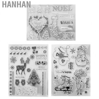 Hanhan Clear Stamps  DIY Transparent Stamps Recycled  for Card