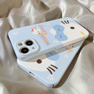 เคสโทรศัพท์มือถือแบบแข็ง ลายการ์ตูนคิตตี้ แมวสีฟ้า สําหรับ OPPO Reno9 Reno8 Reno7pro reno6 8T 5 R17 A9 2020 4Z 5G F11 A31 A15 A3S A78 A77