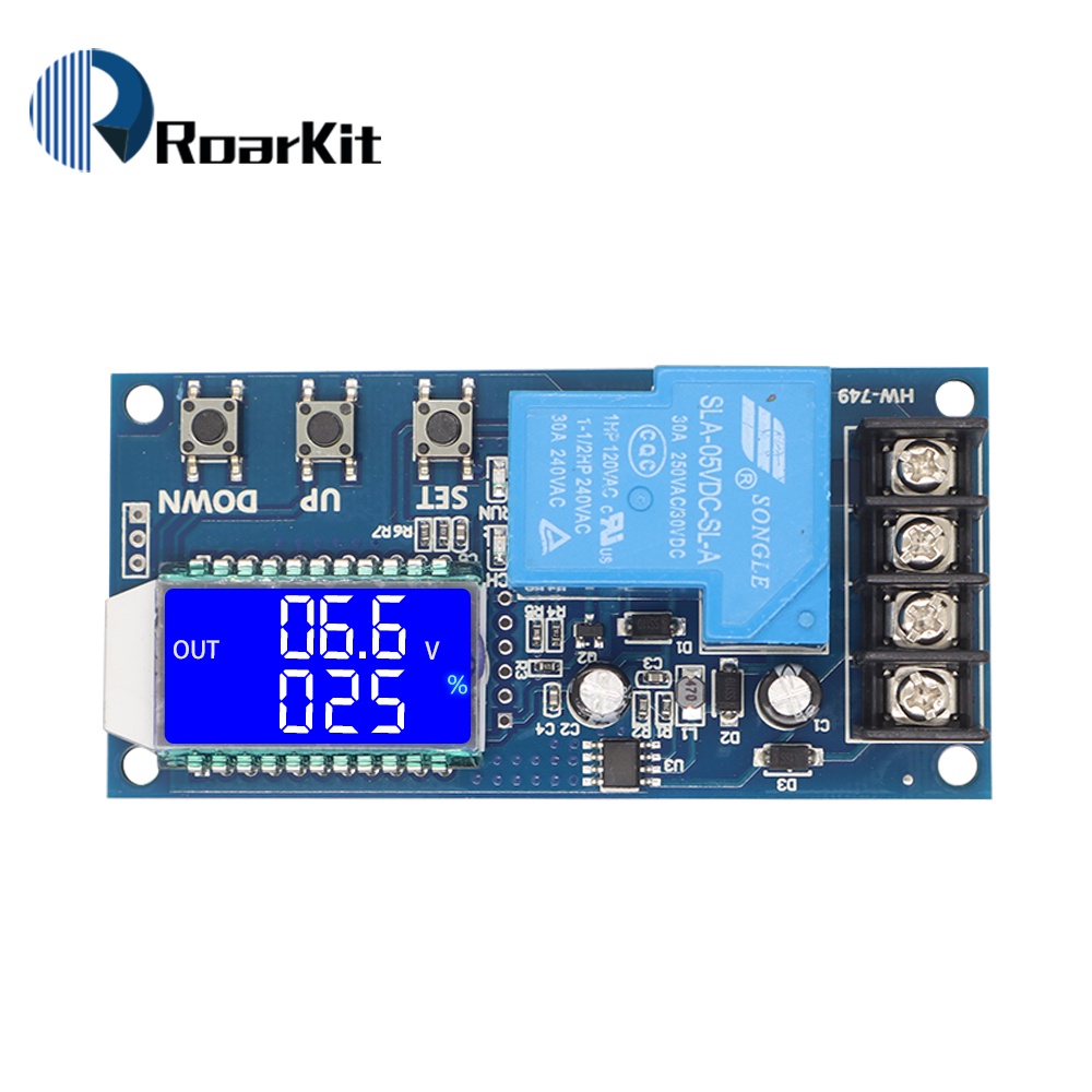 6-60V 30A แบตเตอรี่ลิเธียมโมดูลควบคุมการชาร์จ Controller แผ่นป้องกัน Overcharge XY-L30A
