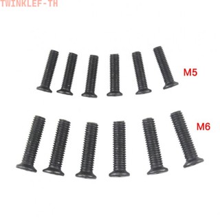 M5/m6 สกรูเกลียวซ้าย 22 มม. (6 ชิ้น)