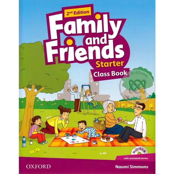 Bundanjai (หนังสือ) Family and Friends 2nd ED Starter : Class Book +Multi-ROM (P)