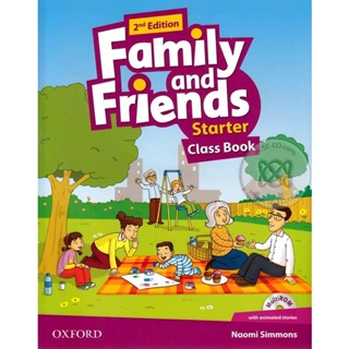 Bundanjai (หนังสือ) Family and Friends 2nd ED Starter : Class Book +Multi-ROM (P)