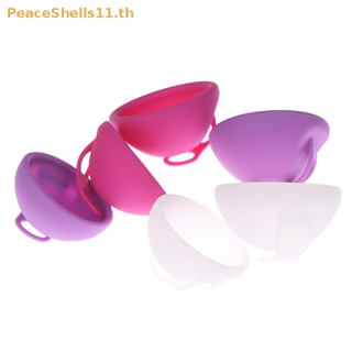 Peaceshells ถ้วยซิลิโคน ใช้ซ้ําได้ เพื่อสุขอนามัย สําหรับผู้หญิง TH