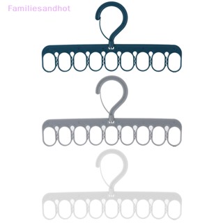 Familiesandhot&gt; ราวตากผ้า กันลม 9 หลุม และไม้แขวนเสื้อ แบบคลิปหนีบ