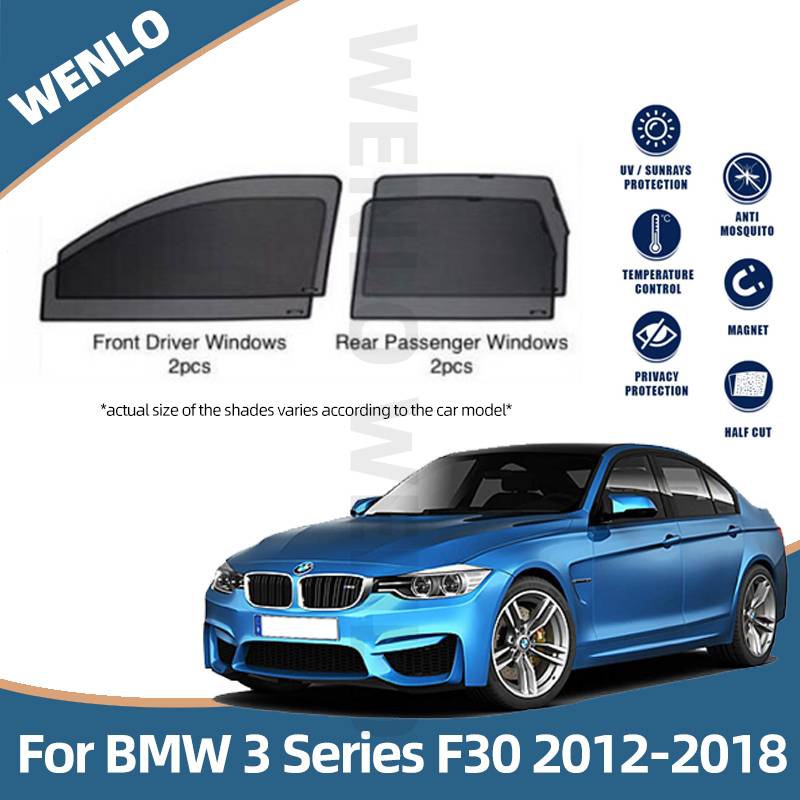 ม่านบังแดดรถยนต์ แบบแม่เหล็ก สําหรับ BMW F30 Series 2012-2018