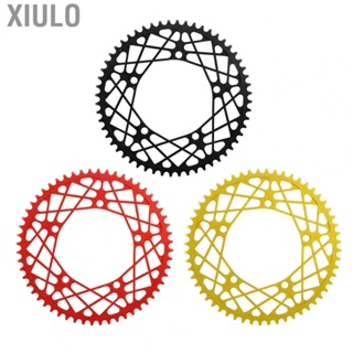 Xiulo Bike Single Disc Sprocket  56T Anode Surface Lightweight High Strength Bike Chainring Aluminum Alloy  for Replacement