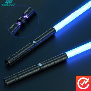 Rctown Lightsaber ดาบโลหะ แบบชาร์จไฟ RGB 7 RGB 2 ชิ้น