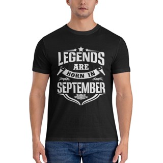 เสื้อยืด ลาย Legends Are Born In September หลากสีสัน