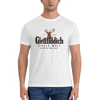 Glenfiddich เสื้อยืด พิมพ์ลายโลโก้กราฟฟิค หลากสี ขายส่ง