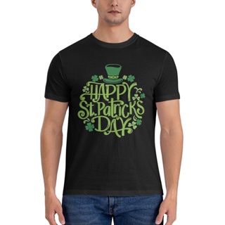 ถนนแฮปปี้ เสื้อยืด ทรงหลวม พิมพ์ลาย Patricks Day Super Sale