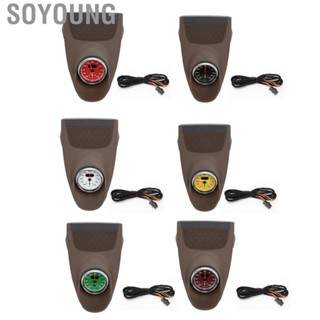 Soyoung 982 858 189 E OL7  Dustproof Strong Dash Clock Bezel  Scratch Dashboard Clock Panels  Replacement for 718 2016‑2020 for Car Modification