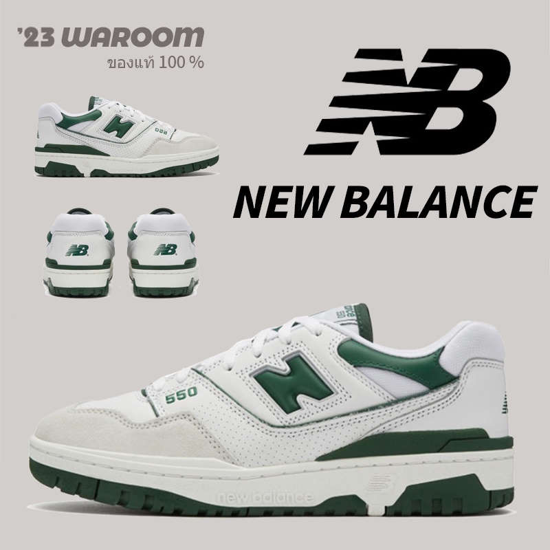 new balance bb550 รองเท้า nb NEW BALANCE 550 รองเท้าผ้าใบ bb550wt1 Green