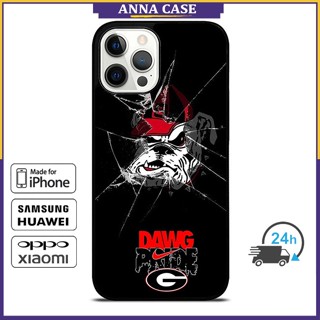 เคสโทรศัพท์มือถือ ลาย Georgia Bulldogs 1 สําหรับ iPhone 14 Pro Max 13 Pro Max Samsung Galaxy Note10+ S21Ultra