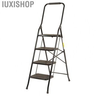 Iuxishop Step Ladder  High Safety Folding Steps Stool Alloy Steel Rubber Foot Pad  for Project