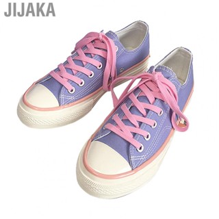 Jijaka Women Leisure Shoes  Purple Women Plimsolls Low Cut Breathable  for Travel