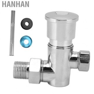 Hanhan Flashing Valve G1/2 Zinc Alloy Manual Hand Pressing Delayed Flashing Valves Set