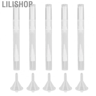 Lilishop Empty Nail Oil Pen Transparent Cosmetic Lip Gloss Container for Travel