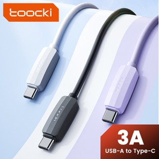 Toocki สายชาร์จ USB Type C 3A ชาร์จเร็ว สําหรับโทรศัพท์ lOS