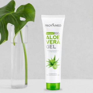 เจลว่านหางจระเข้ออร์แกนิค 100% Provamed Aloe Vera Gel Organic 100% ขนาด 50 กรัม โปรวาเมด