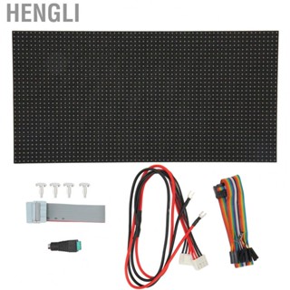 Hengli RGB  Matrix Panel 64x32 4mm Pitch Adjustable Brightness RGB Full Color  Display for Car Shop Bar Entrance Sign