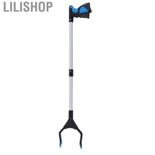 Lilishop Trash Grabber Aluminum Alloy Folding Portable Blue Black Labor Saving Picker