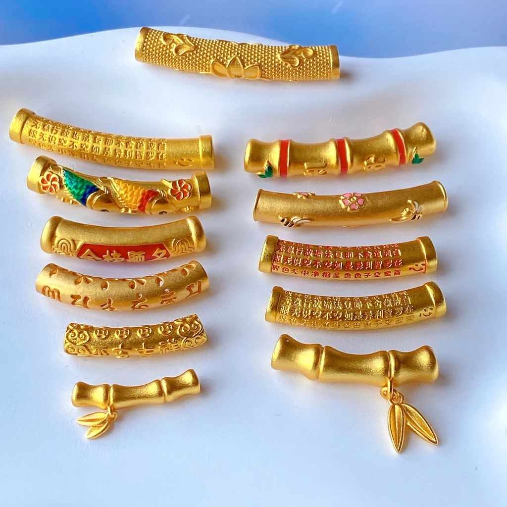 เครื่องประดับ สร้อยคอ สร้อยข้อมือ แฮนด์เมด สีทอง สไตล์โบราณ diy thumbnail 3