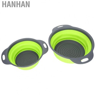 Hanhan Colander Strainer  2PCS  Strainer Water Filter  Drain  Dishwasher Safe  for Kitchen for Restaurant