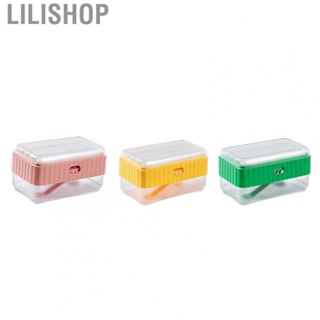 Lilishop Soap Tray  Thickened Plastic Soap Box Lathering  for Bathroom