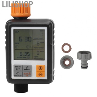 Lilishop Water Timer  Programmable Automatic ABS Manual Hose Timer Water Saving  for Lawn for Garden