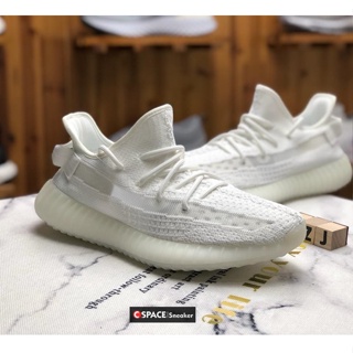 Yeezy Boost 350 V2 Triple White OEM รองเท้าผ้าใบลําลอง พรีเมี่ยม คุณภาพเยี่ยม