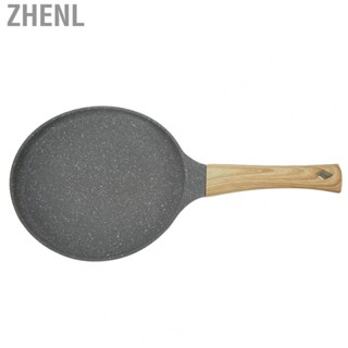 Zhenl Frying Pan Flat Bottom Even Heating Stick Free Cooking Kitchen Ware with Handle for  hot