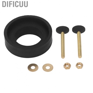 Dificuu Toilet To Bowl Sealing Gasket Rubber&amp;Brass Toilet To Bowl