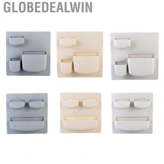 Globedealwin Bathroom Storage Rack Wall Mounted Storage Box Holder Kitchen Organizer for Household