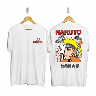 อนิเมะเสื้อยืด Naruto Anime เสื้อยืดแขนสั้นผ้าฝ้ายพิมพ์ลาย  สำหรับผู้ชายและผู้หญิงแฟชั่นสุดเท่สไตล์ร้อนแรงUnisex เกม