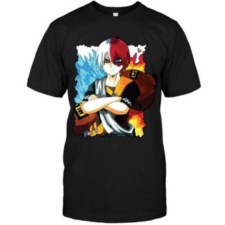 เสื้อยืด พิมพ์ลาย Shoto Todoroki Shouto Todoroki And Gaara แฟชั่นวัยรุ่น สําหรับผู้ชาย